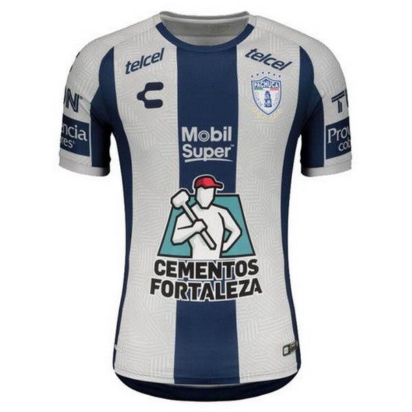 Tailandia Camiseta Pachuca 1ª 2020 2021 Azul Blanco